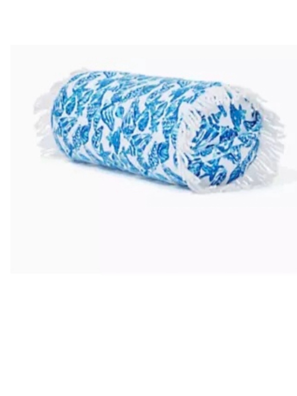Lilly Pulitzer Bolster Pillow with Fringe NWT